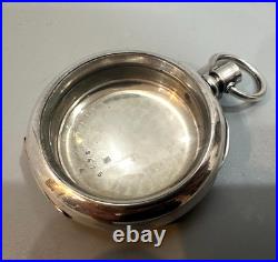 Massive 5oz Silver Case only for size 18 Pocket Watch, 61mm