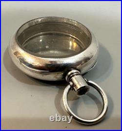 Massive 5oz Silver Case only for size 18 Pocket Watch, 61mm