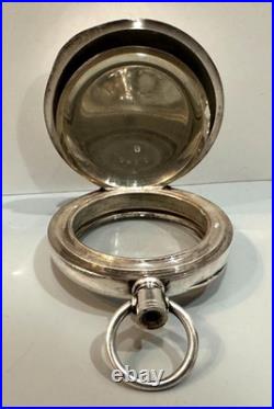 Massive 5oz Silver Case only for size 18 Pocket Watch, 61mm