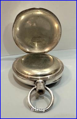 Massive 5oz Silver Case only for size 18 Pocket Watch, 61mm