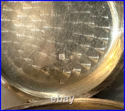 Massive 5oz Silver Case only for size 18 Pocket Watch, 61mm