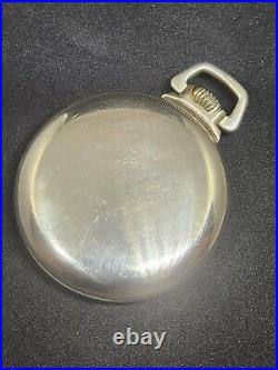 Massive Tank 16s Keystone Open Face Pocket Watch Case Coin Edge