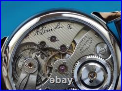 Men's ILLINOIS A. Lincoln Vintage Movement of Pocket Watch in new wrist case