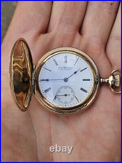 Mint Hunting Case GF Longines Private LABEL P. Watch Runs Strong Beautiful