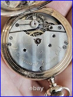 Mint Hunting Case GF Longines Private LABEL P. Watch Runs Strong Beautiful