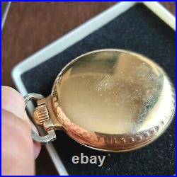Mintique Elgin B. W. Raymond 21j 16s RR RailRoad Pocket Watch, 12K G. F. Case NICE