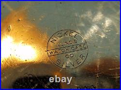 Monster 18SZ Elgin Pocket Watch-in Nickel Silver Case. Serviced-15J