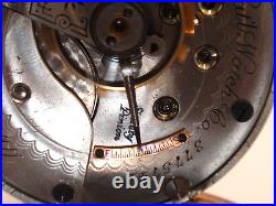 Monster 18SZ Elgin Pocket Watch-in Nickel Swing-Out Case Serviced-15J- 60.5 MM