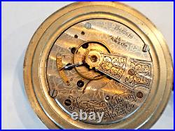 Monster 18SZ Waltham Pocket Watch-in Alaska Silver Case. Serviced-15J 1904