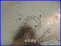 Monster Elgin Pocket Watch, in 8.1 OZ Alaska Metal Case-11J 61.3 MM- Serviced