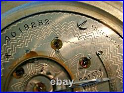 Monster Elgin Pocket Watch, in Alaska Metal Case-15J 61.4 MM Serviced- Vintage