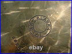 Monster Elgin Pocket Watch, in Alaska Metal Case-15J 61.4 MM Serviced- Vintage