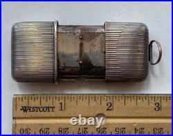 Movado 1930s Art Deco Slide / Pocket Watch CASE ONLY. 935 Silver