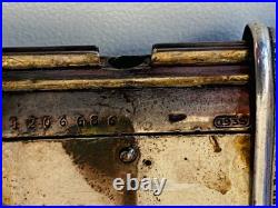Movado 1930s Art Deco Slide / Pocket Watch CASE ONLY. 935 Silver