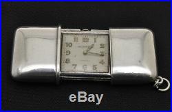 Movado Ermeto sold by Eberhard Milano solid silver case, working, exc+++++