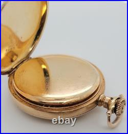 Multi Color 14k Gold Filled Dueber Special 25yrs Os Pocket Watch Case Only