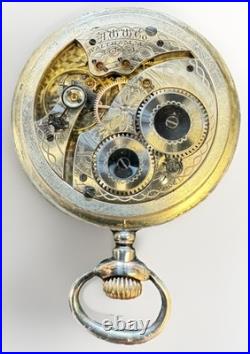 Multicolor Sterling case 12s Waltham OF pocketwatch RUNS 1913 No220 15j 1895