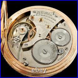 NEAR MINT 1903 WALTHAM 15 JEWELS FULL HUNTER CASE 16s MODEL 1899