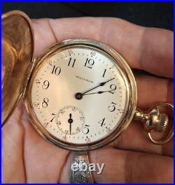 NEAR MINT 1903 WALTHAM 15 JEWELS FULL HUNTER CASE 16s MODEL 1899