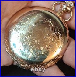 NEAR MINT 1903 WALTHAM 15 JEWELS FULL HUNTER CASE 16s MODEL 1899