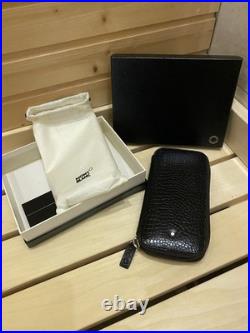 NEW Montblanc Meisterstück Travel Watch Pouch Mocha MB105788