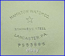 NEW OLD STOCK 16S Hamilton Railroad 992B 21J #15 case pocket watch circa 1970