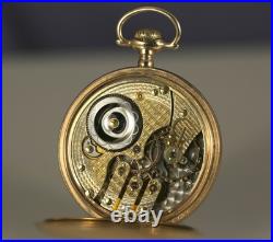 NICE 16s Illinois Gr 186, 17jD/S GOTHIC DIAL25yr Fahy's Triple Hinged Case