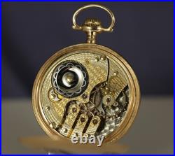 NICE 16s Illinois Gr 186, 17jD/S GOTHIC DIAL25yr Fahy's Triple Hinged Case