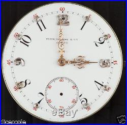 Nice Antique Patek Philippe & Cie 20 Jewel Hunt Case Pocket Watch Movement Only