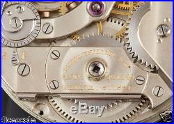 Nice Antique Patek Philippe & Cie 20 Jewel Hunt Case Pocket Watch Movement Only