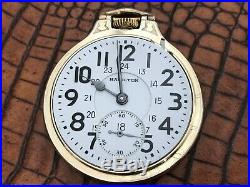 NICE Hamilton 992B Railway Special 24 Hr. Dial, BOC Case Pocket Watch