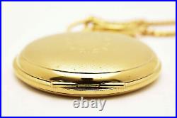 N MINT TISSOT Pocket Watch Swiss Made Gold Case White Dial Quartz From JAPAN