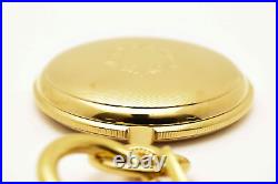 N MINT TISSOT Pocket Watch Swiss Made Gold Case White Dial Quartz From JAPAN