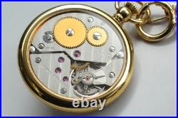 N MINT with Case Paper FREDERIQUE CONSTANT 17J Hand Winding Swiss Pocket Watch