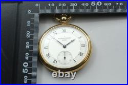 N MINT with Case Paper FREDERIQUE CONSTANT 17J Hand Winding Swiss Pocket Watch