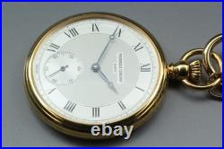 N MINT with Case Paper FREDERIQUE CONSTANT 17J Hand Winding Swiss Pocket Watch