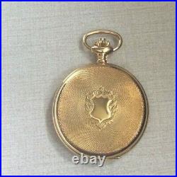 Nastrix Swiss Pocket Watch 17 Jewel Incabloc Wind-up Hunting Case Gold Plated