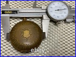 National Special Hunter Case Pocket Watch, H W Co. Movement and RED raised dial