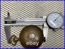 National Special Hunter Case Pocket Watch, H W Co. Movement and RED raised dial