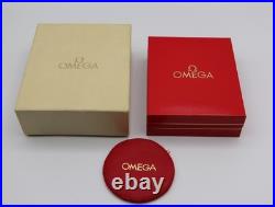 Near MINT Omega Vintage Red Pocket Watch Box Genuine Case Only From JAPAN #1371