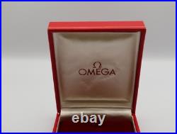 Near MINT Omega Vintage Red Pocket Watch Box Genuine Case Only From JAPAN #1371