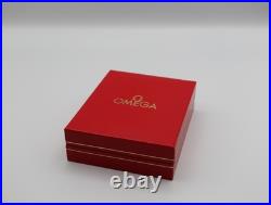 Near MINT Omega Vintage Red Pocket Watch Box Genuine Case Only From JAPAN #1371