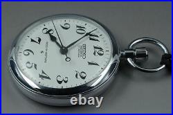 Near MINT withCase SEIKO 6110-0010T PRECISION RailWatch Pocket Watch From JAPAN