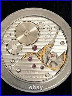 Near MINT with Case? Longines L507.2 White Roman 47mm Hand Winding Pocket Watch