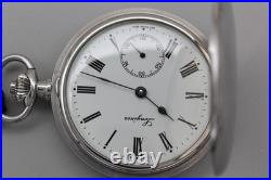 Near MINT with Case? Longines L507.2 White Roman 47mm Hand Winding Pocket Watch