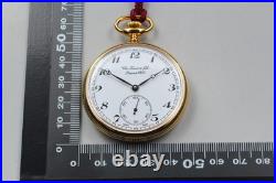 Near MINT with Case TISSOT Y511.210 Small Second Hand Winding Pocket Swiss Watch