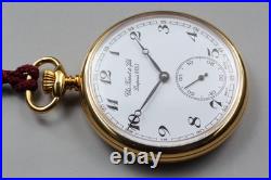 Near MINT with Case TISSOT Y511.210 Small Second Hand Winding Pocket Swiss Watch