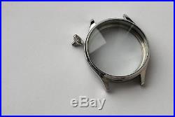 New 45 mm Stainless Steel Case for Conversion Antique Pocket Watch Movement