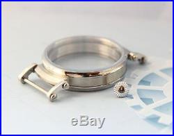 New 45mm Stainless Steel CASE for Conversion Pocket Watch Movement 15mm thicknes