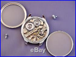 New 47mm Stainless Steel Case for Conversion Antique Pocket Watch Movement